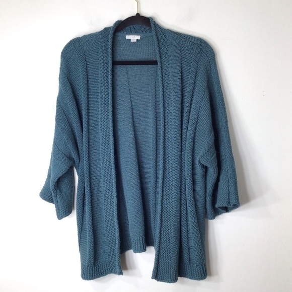 J Jill xs cardigan green open - Picture 8 of 8